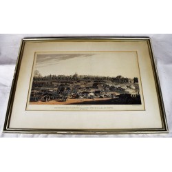 Precipitate Flight of the French through Leipsic Pursued by the Allied Armies: 19th October 1813. (Framed Engraving)